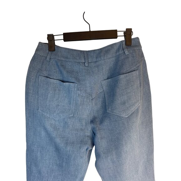 NWT Choosy Size 4 Womens Chambray Bermuda Shorts Blue - Picture 10 of 12